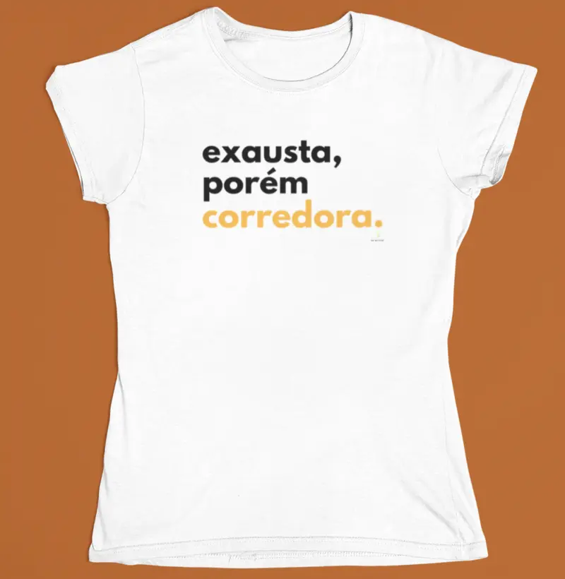 Exausta, porém corredora
