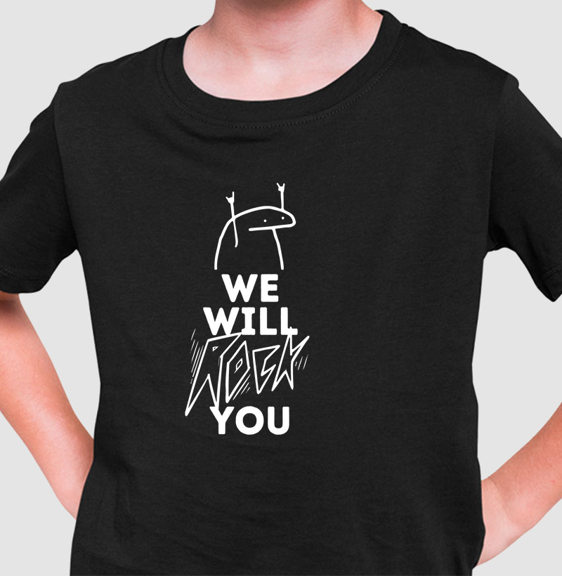 Camiseta infantil We Will Rock You