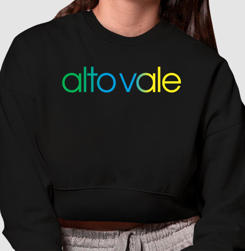 Cropped Moletom Alto Vale SC
