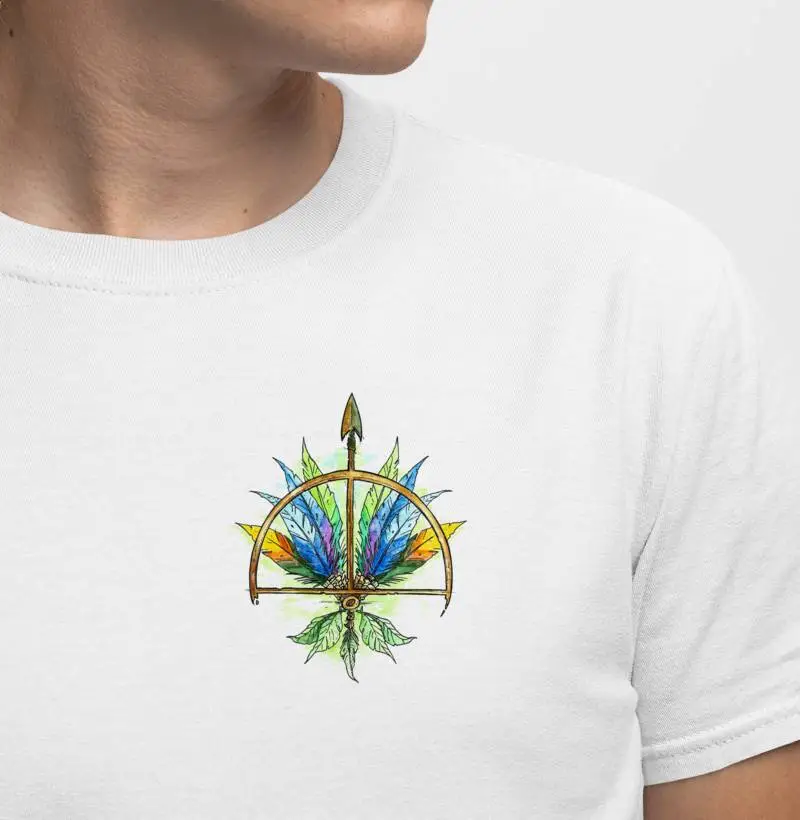 Levo Oxossi no peito