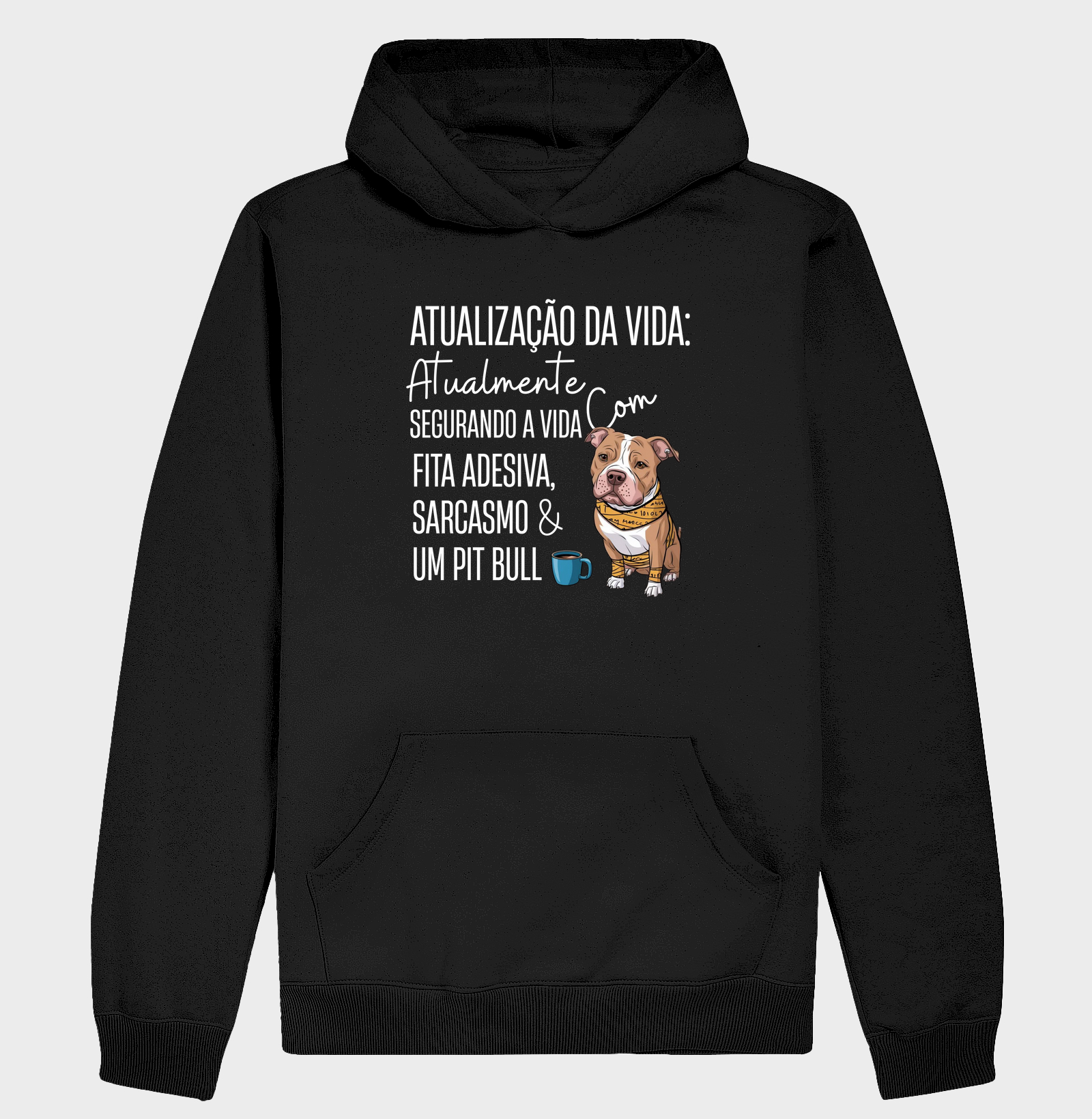 ATUALIZAÇÃO DE VIDA: ATUALMENTE SEGURANDO A VIDA COM FITA AESIVA SACARSMO E UM PITBULL