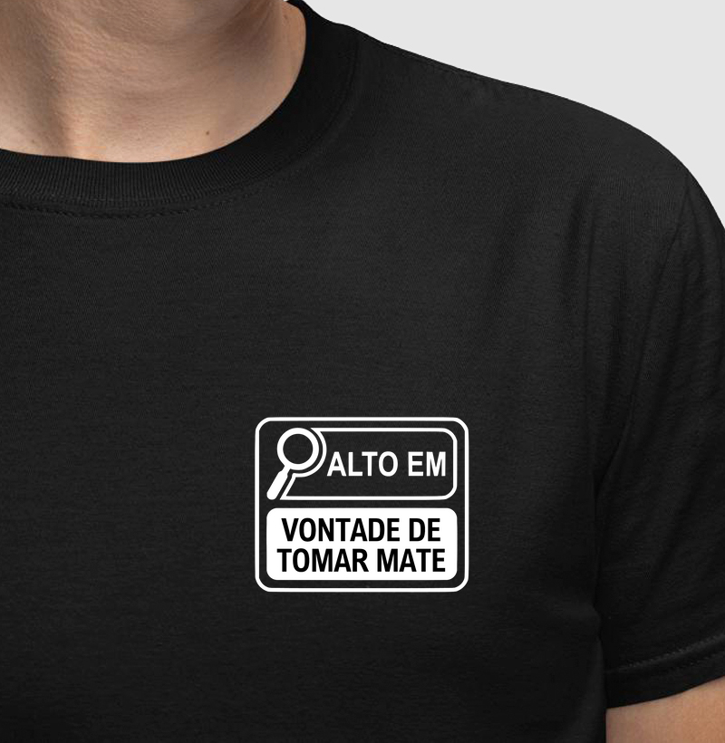 Alto em vontade de tomar mate