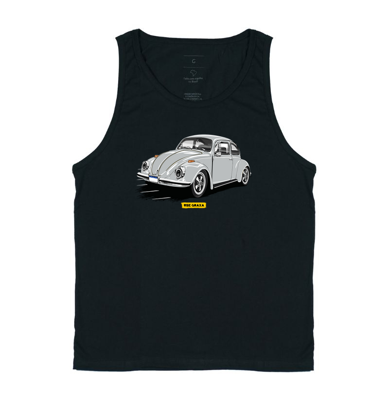 Fusca Cinza Prata