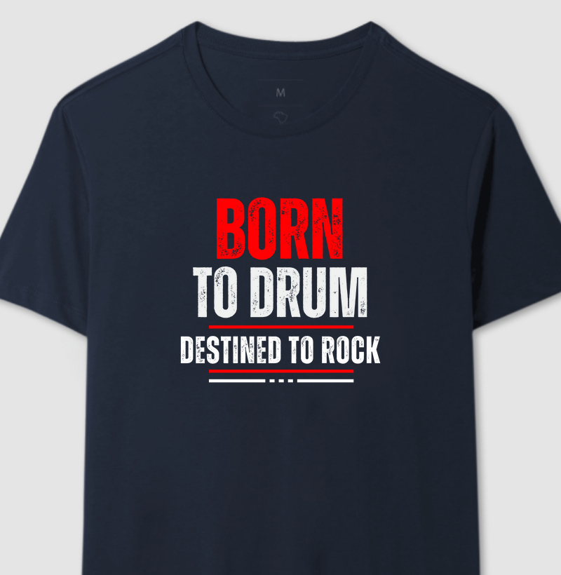 Nascido para tocar bateria, destinado para o rock