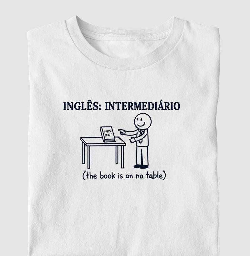 Inglês Intermediário (The book is on na table) - big