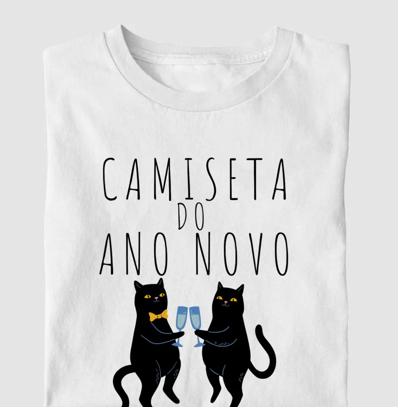 Camiseta do Ano Novo