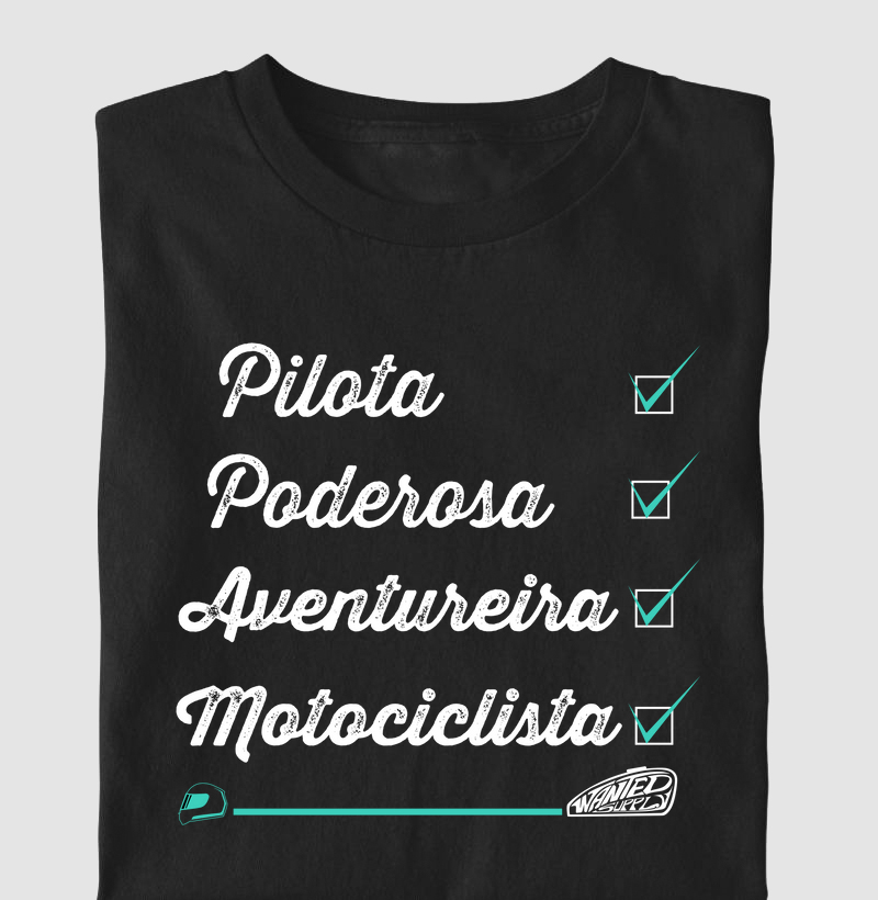 Pilota Poderosa Aventureira Motociclista 