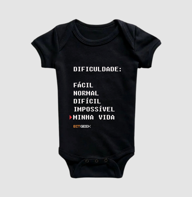 Body Infantil Minha Dificuldade