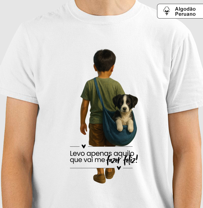Levo apenas aquilo que vai me fazer feliz