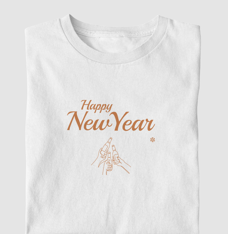 Camiseta Happy New Year