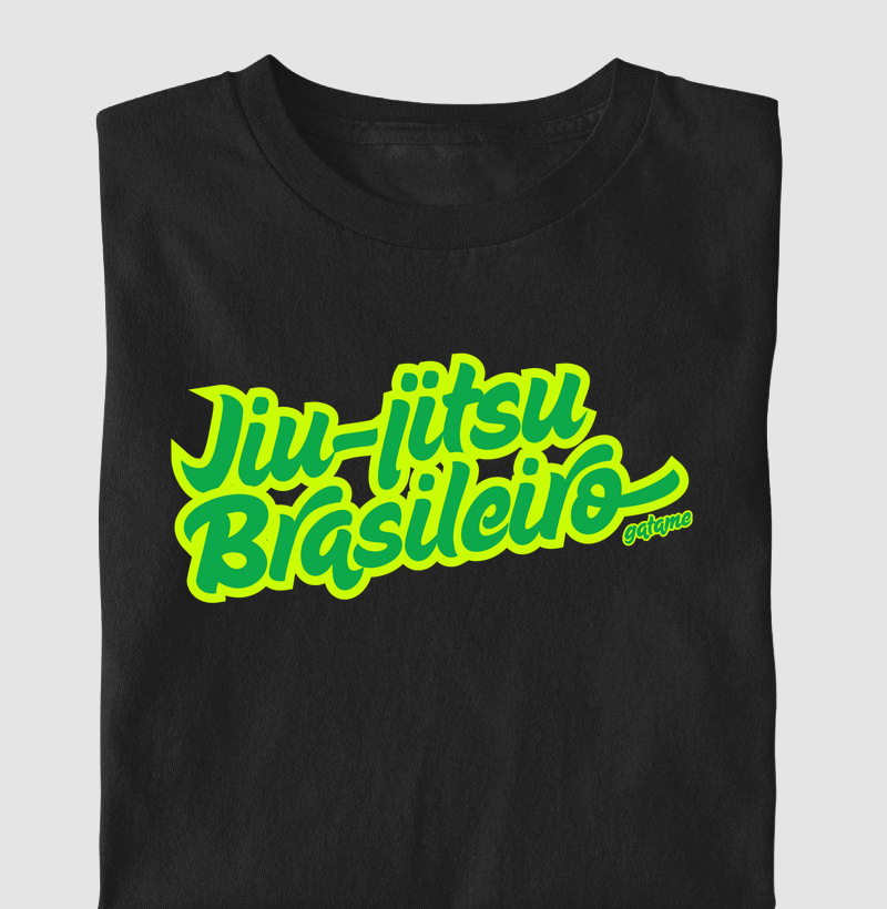 Camiseta Jiu-Jitsu Brasileiro Gatame – Orgulho em Verde e Amarelo