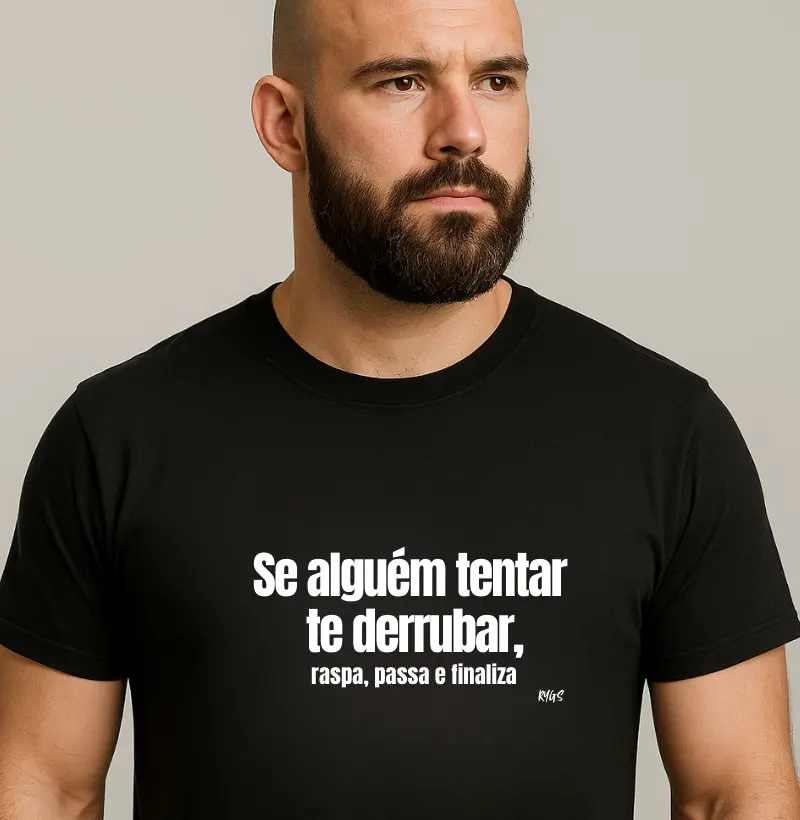 Se alguém tentar te derrubar, Raspa, Passa e Finaliza!