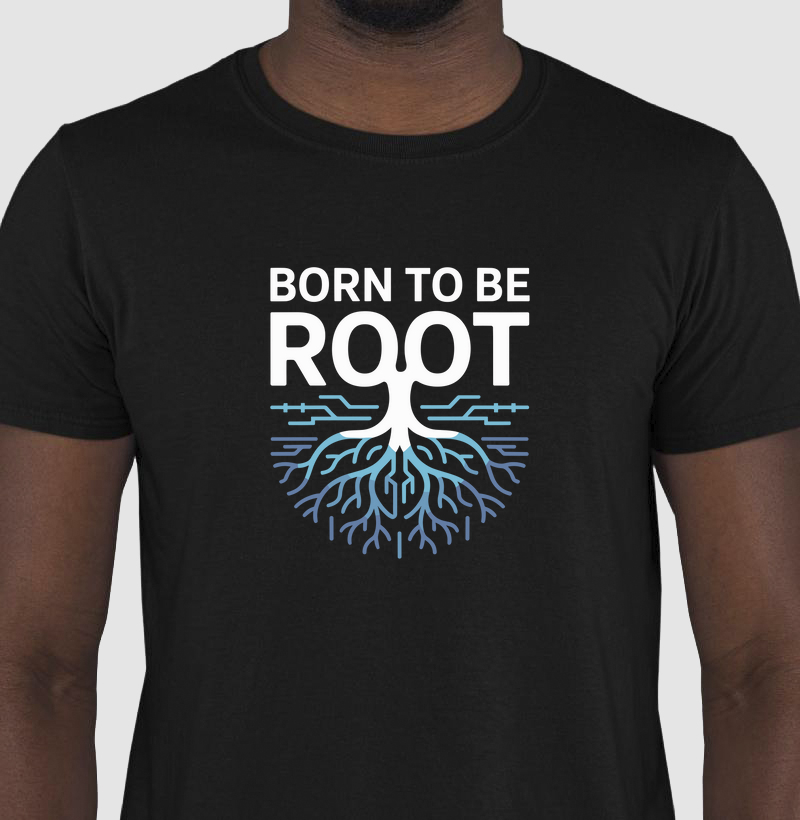 Camiseta Born to be Root II (LIN)