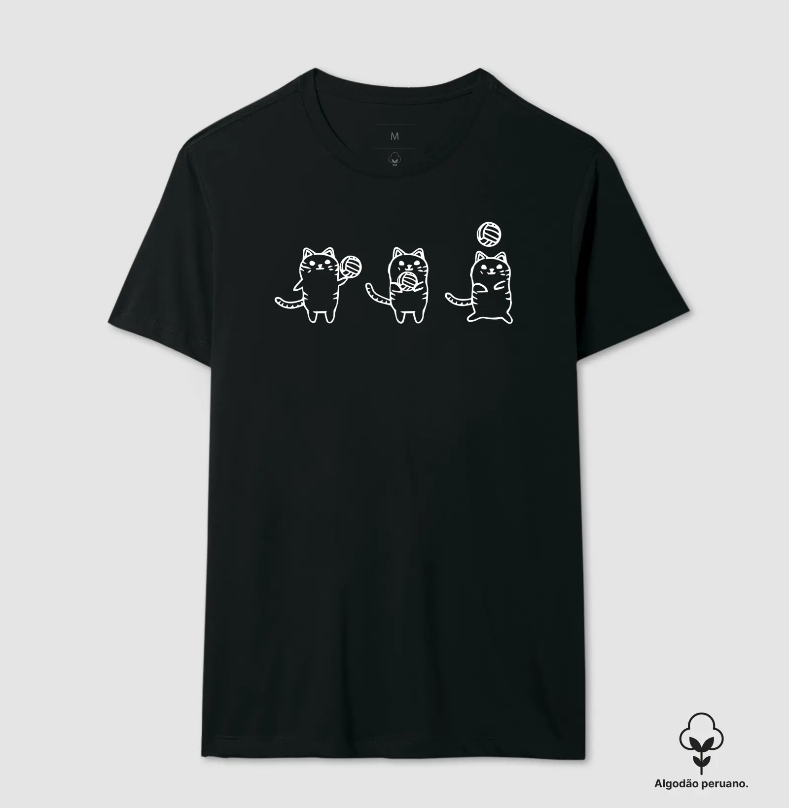 Camiseta Premium Voleibol Gatos