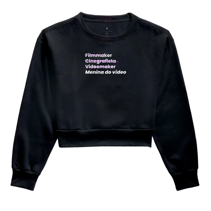 Moletom Cropped - Menina do Vídeo