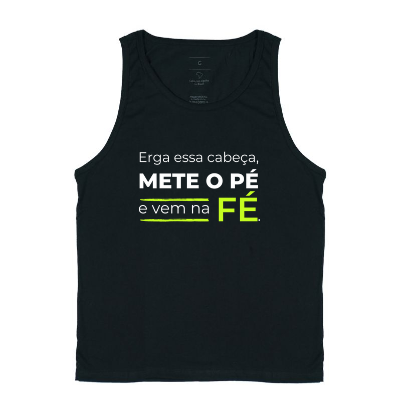 Camiseta Erga essa cabeça.