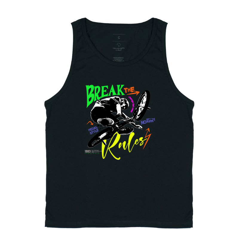 Camiseta Break Rules 