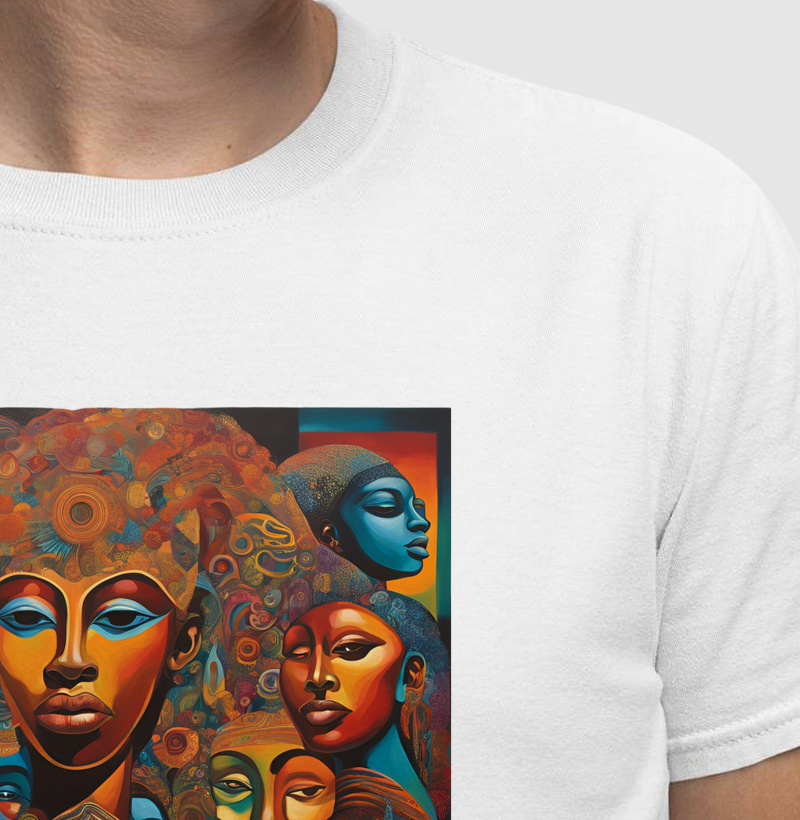camiseta afro