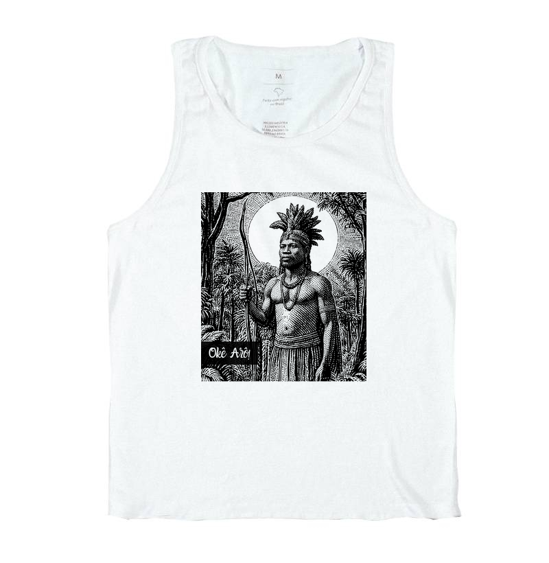 Camiseta Regata - Oxóssi - Desenho 2