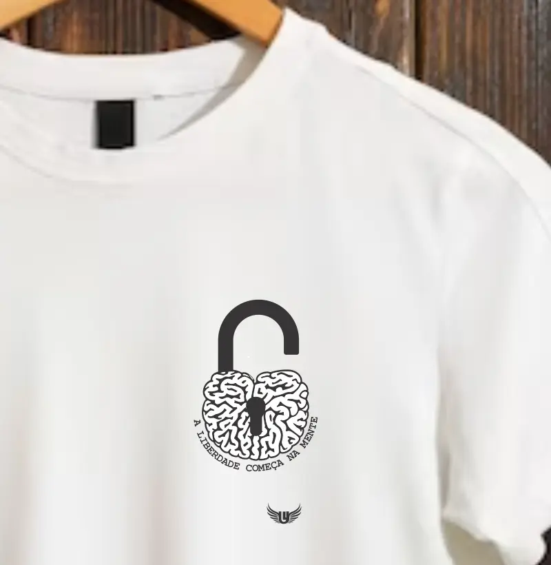 Camiseta A liberdade começa na mente