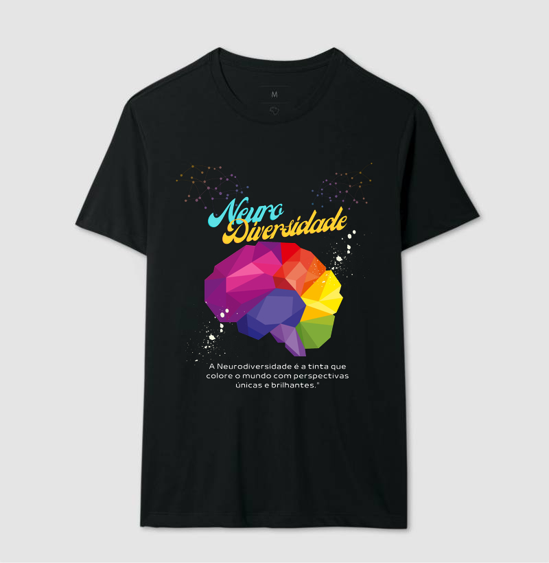 Camiseta-tinta que colore o mundo