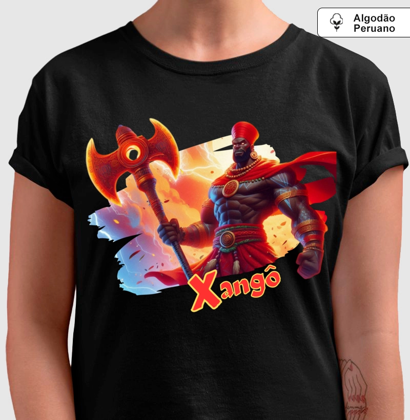 Camiseta Algodão Peruano - Premium -  Xangô