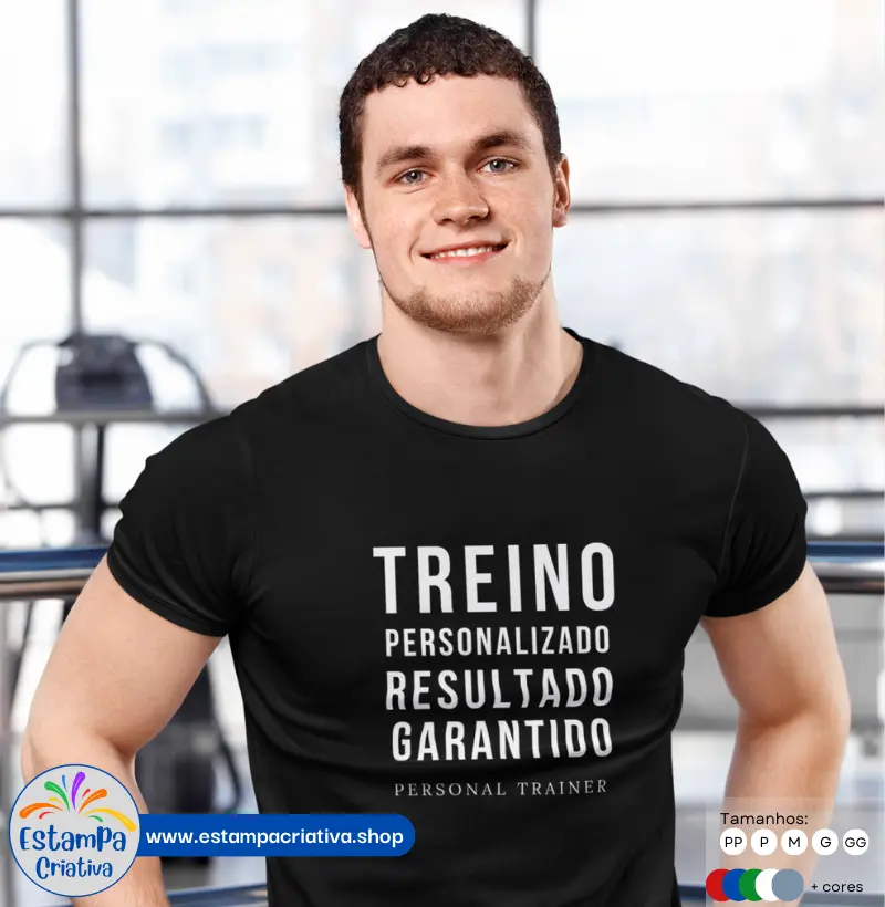 Camiseta Unissex: "Treino Personalizado, Resultado Garantido"