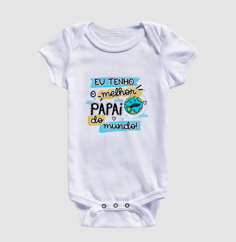 Eu tenho o Melhor Papai do Mundo (menino)