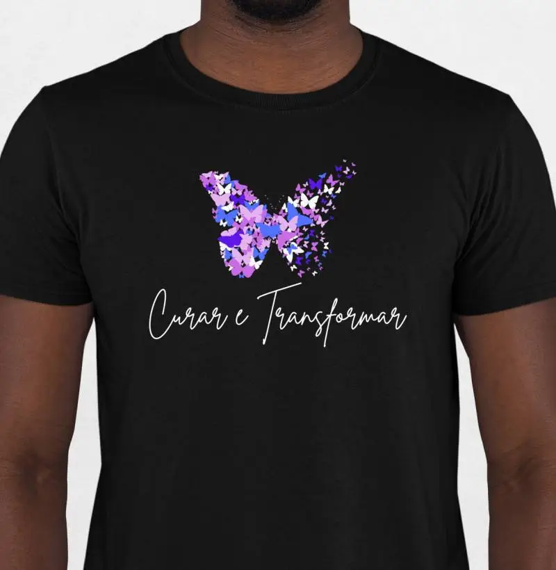 Camiseta Logotipo Curar e Transformar