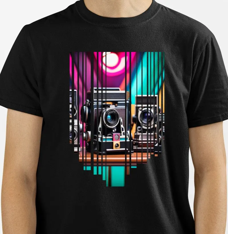 CAMISETA COLEÇÃO CAMERAS 7MA ARTE