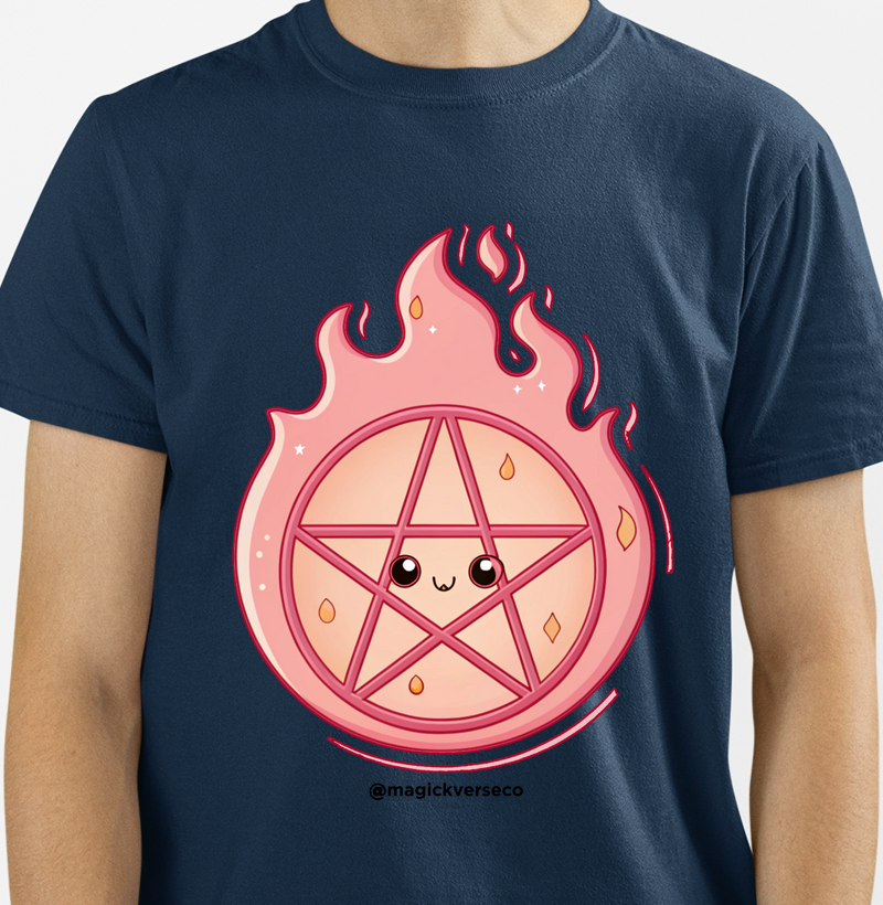 Cute Petagram on fire