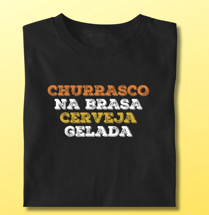 Churrasco na brasa, cerveja gelada