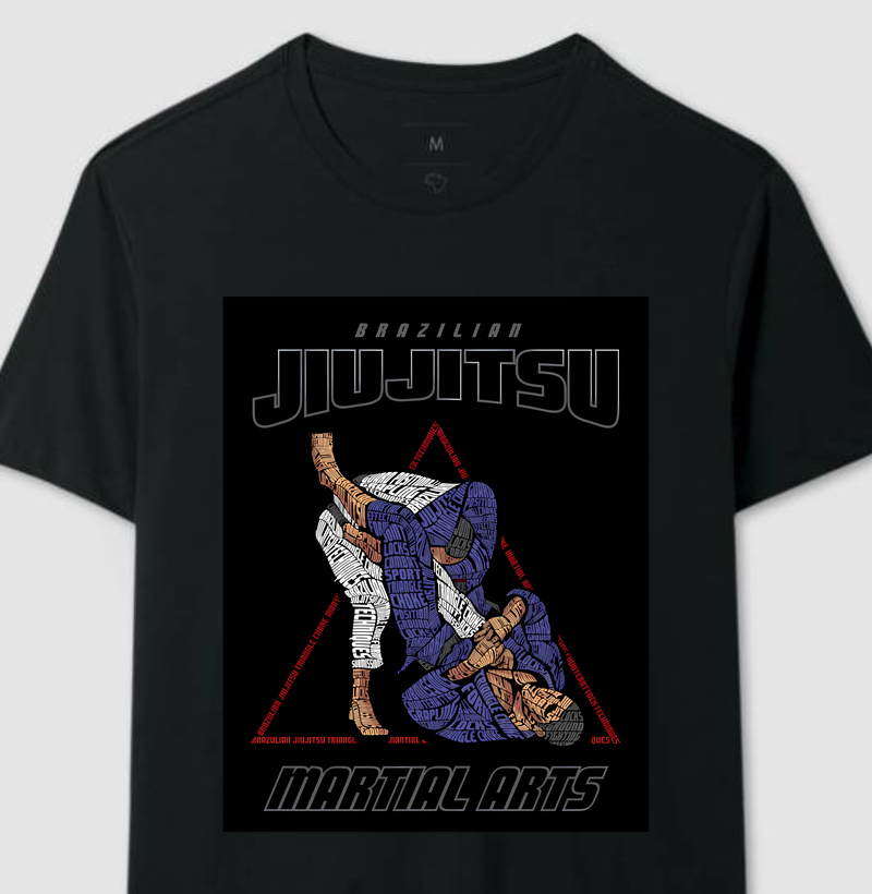 Camisa Estampas Jiu Jitsu 
