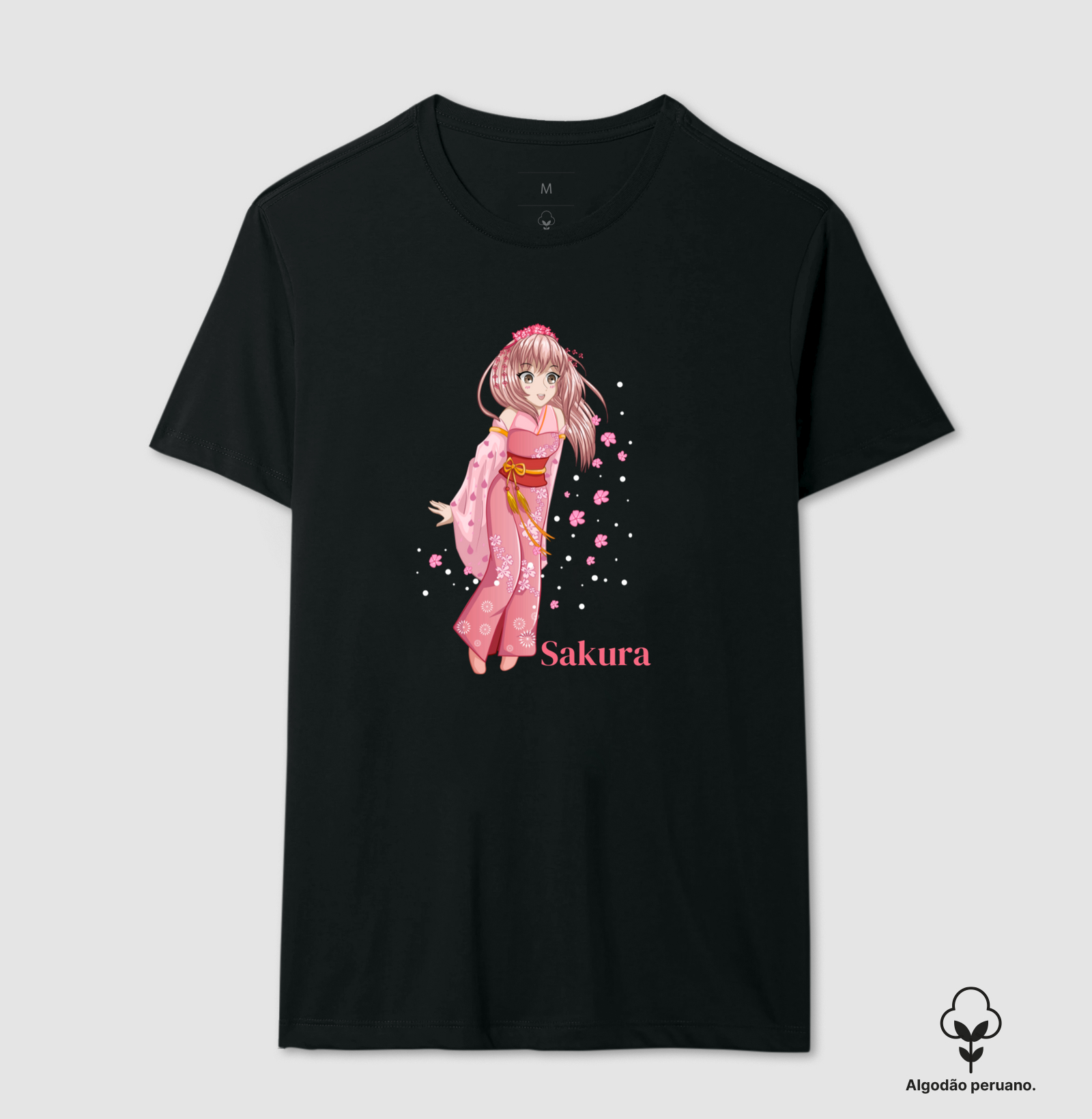 Camiseta  Menina sakura 