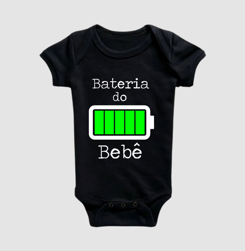 Body Bateria do Bebê