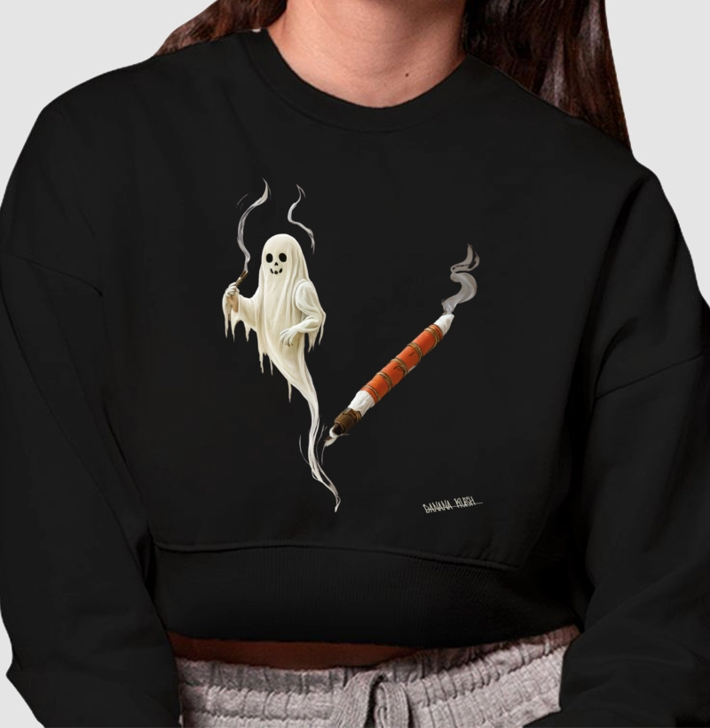 Make Smoke Moletom Cropped Premium