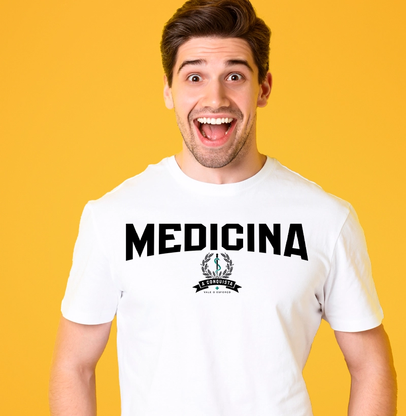 Camiseta Medicina Premium Conquista - masculina