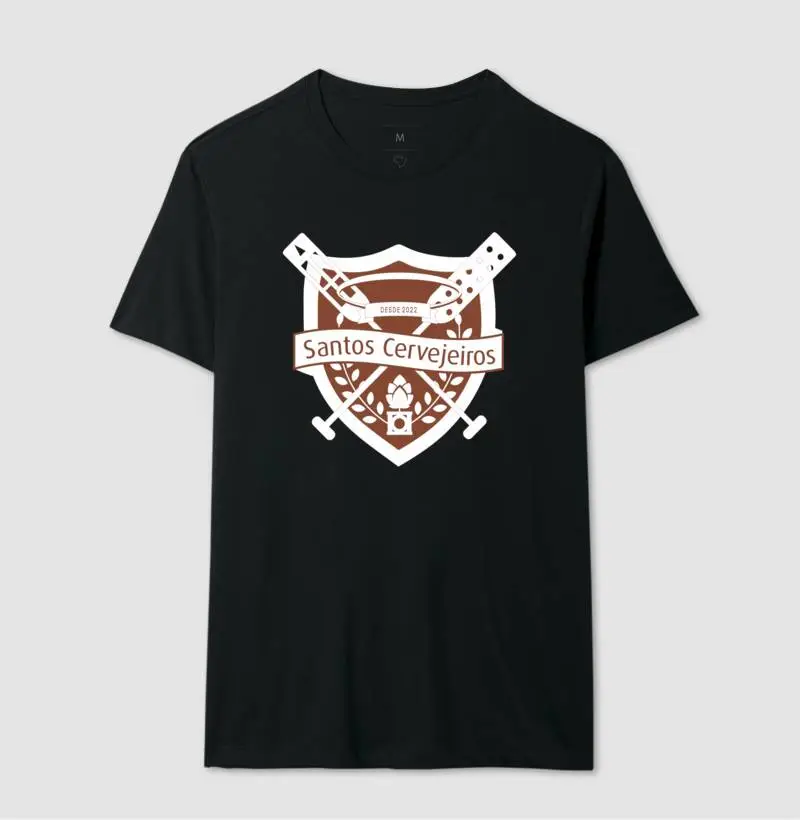 Camiseta Santos Cervejeiros Logo Vermelho
