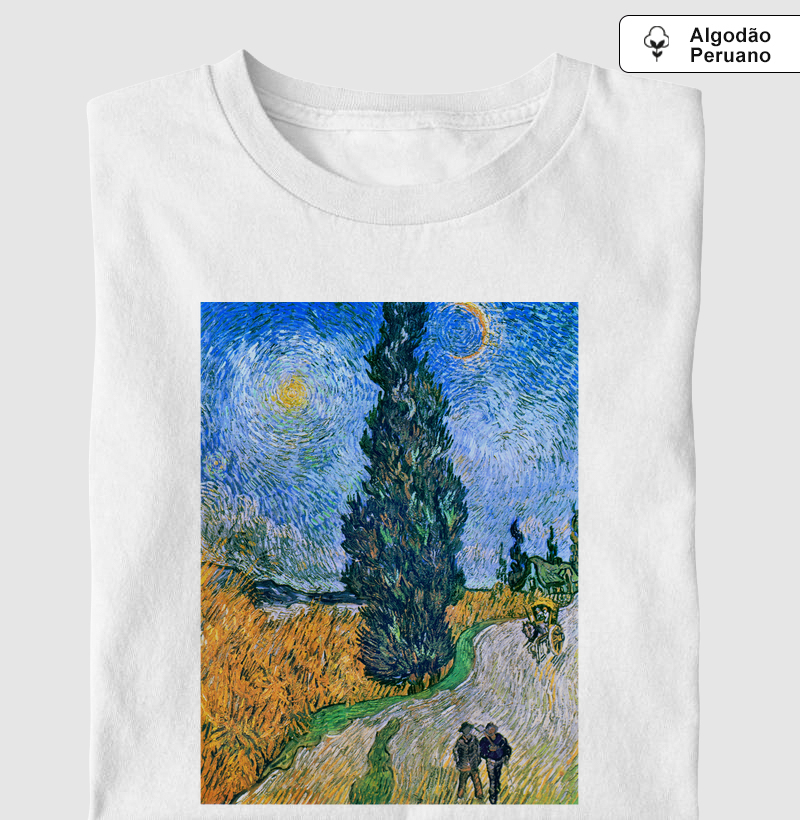 Road with Cypress and Star