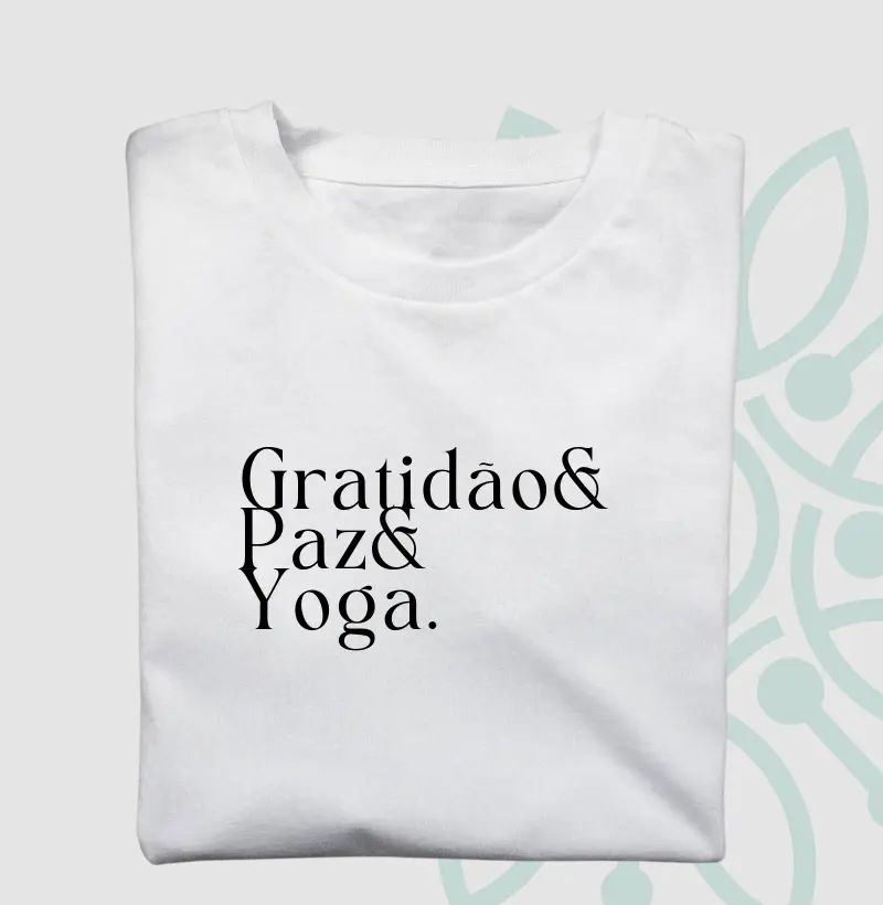 Gratidão & Paz& Yoga.