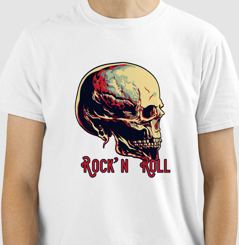 camiseta-rock-n-roll-skull-vintage-alternativa