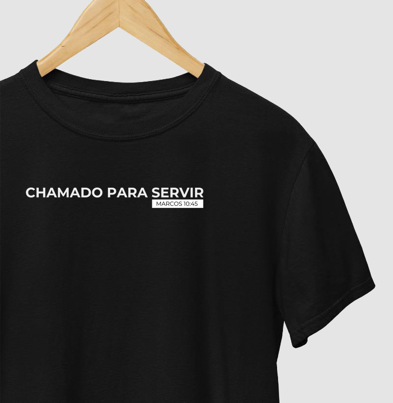 Camiseta Cristã - Chamado para servir