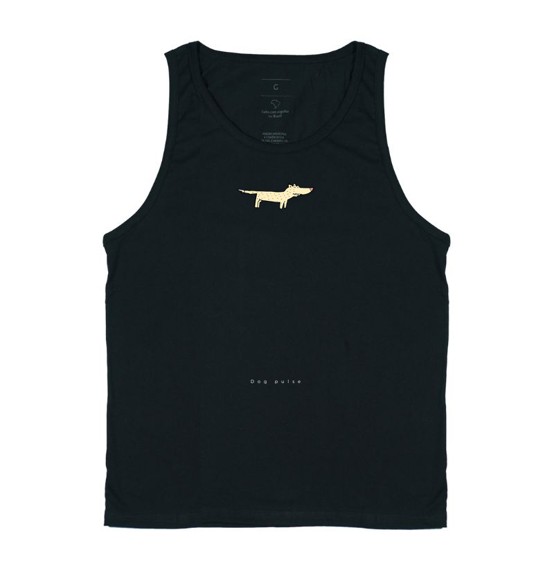 Camiseta Regata Dog Pulse Caramelo Love