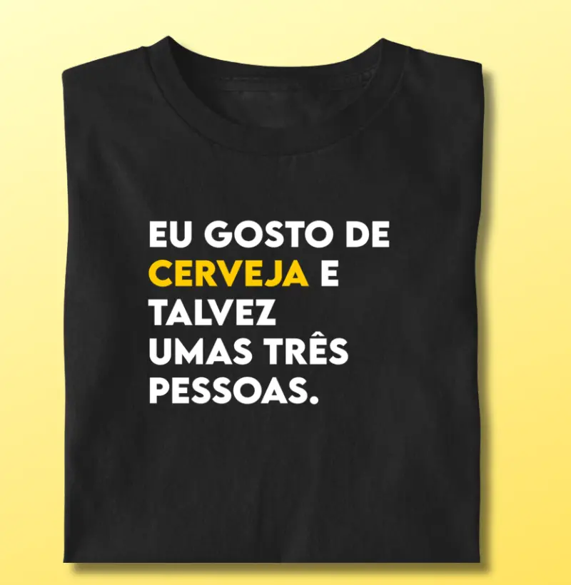 Eu gosto de cerveja