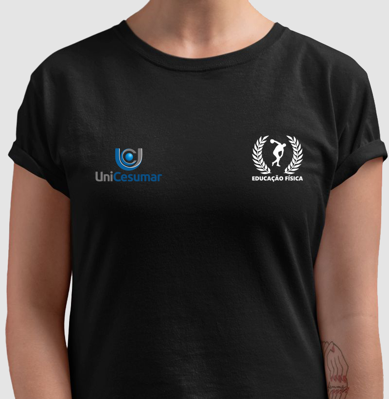 Camiseta Educação Física minimalista