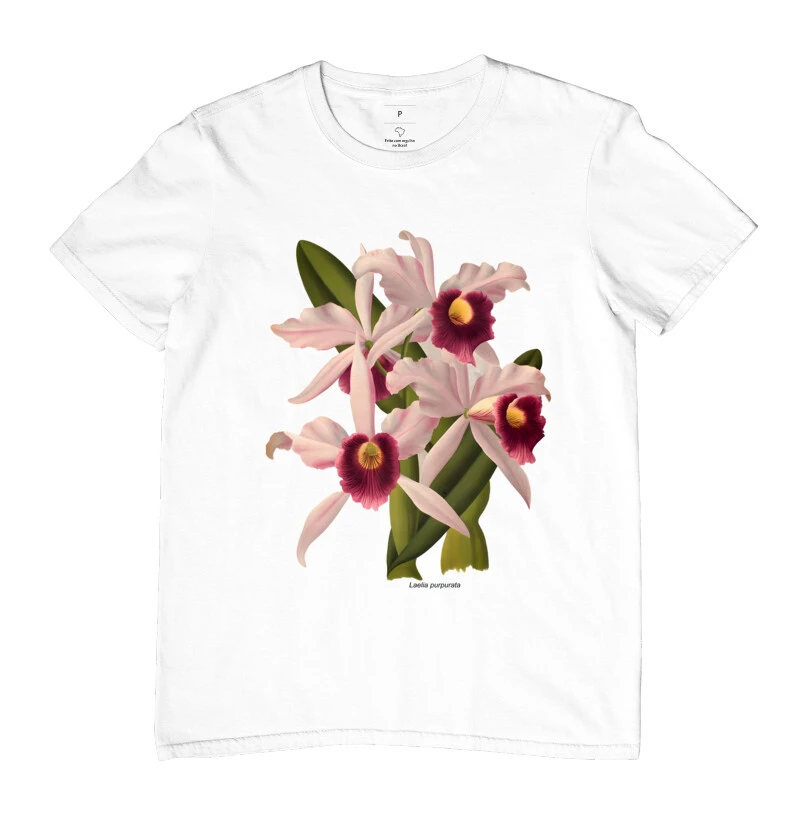 Camiseta Brasilaelia purpurata t-shirt