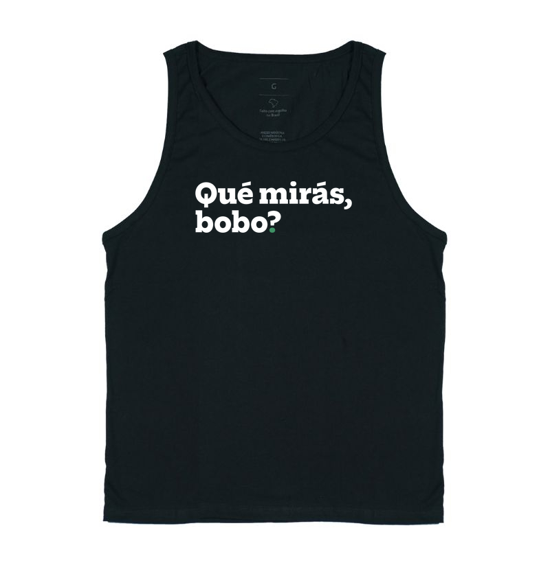 Qué mirás, bobo?