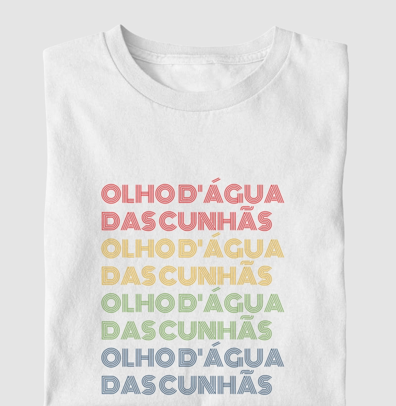 Olho d'Água das Cunhãs Letreiro Retrô