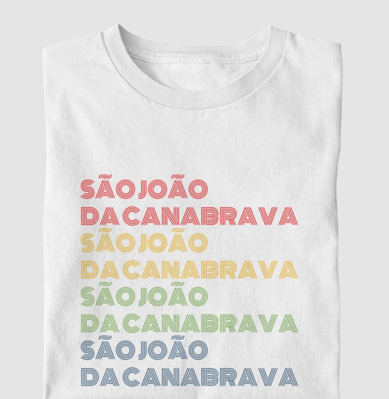 São João da Canabrava Letreiro Retrô