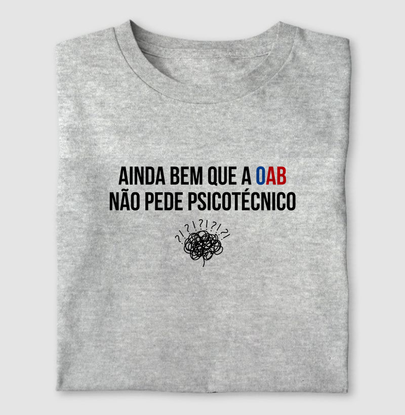 Ainda bem...